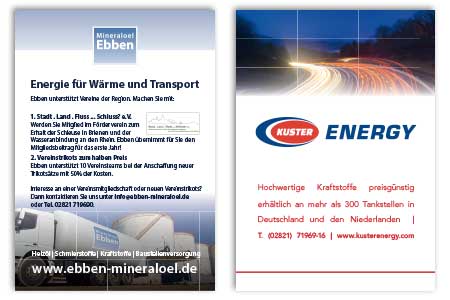 Anzeigen Ebben Mineraloel und Kuster Energy in Festschrift Kellener Schützenverein 2020